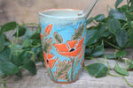 Load image into Gallery viewer, Poppy Party Carved Straw Cup, 15 oz
