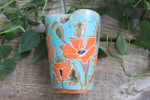Load image into Gallery viewer, Poppy Party Carved Straw Cup, 15 oz
