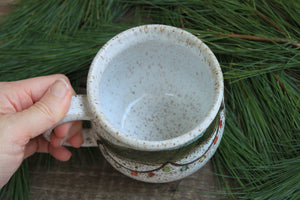 Cozy Christmas Morning by the Tree Carved Mug, 17