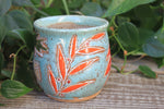 Load image into Gallery viewer, Foliage Frolic Carved Mug, 15 oz

