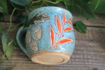 Load image into Gallery viewer, Foliage Frolic Carved Mug, 15 oz
