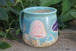 Load image into Gallery viewer, Mushroom Madness Carved Mug, 22 oz
