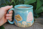 Load image into Gallery viewer, Mushroom Madness Carved Mug, 22 oz

