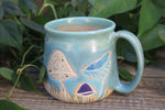 Load image into Gallery viewer, Mushroom Madness Carved Mug, 22 oz
