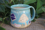 Load image into Gallery viewer, Mushroom Madness Carved Mug, 22 oz
