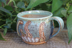 Load image into Gallery viewer, Gorgeous Gourds Carved Mug, 17 oz
