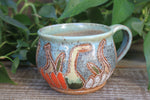 Load image into Gallery viewer, Gorgeous Gourds Carved Mug, 17 oz
