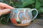 Load image into Gallery viewer, Gorgeous Gourds Carved Mug, 17 oz
