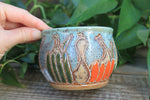Load image into Gallery viewer, Gorgeous Gourds Carved Mug, 17 oz

