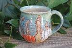 Load image into Gallery viewer, Gorgeous Gourds Carved Mug, 18 oz
