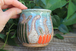 Load image into Gallery viewer, Gorgeous Gourds Carved Mug, 18 oz
