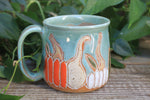 Load image into Gallery viewer, Gorgeous Gourds Carved Mug, 17 oz
