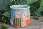 Load image into Gallery viewer, Gorgeous Gourds Carved Mug, 17 oz
