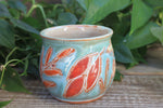 Load image into Gallery viewer, Foliage Frolic Carved Mug, 15 oz
