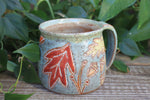 Load image into Gallery viewer, Foliage Frolic Carved Mug, 16 oz
