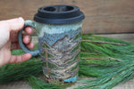 Load image into Gallery viewer, Redwood Days Carved Handled Travel Mug, 17 oz
