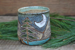 Load image into Gallery viewer, Redwood Grove Nights Carved Mug, 19 oz
