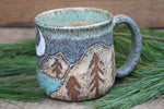 Load image into Gallery viewer, Acadia National Park Coastal Views Carved Mug, 18 oz
