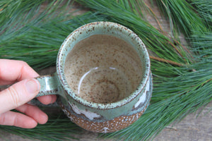 Snow Day in a River Forest Mug, 17.5 oz *small handle*