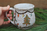 Load image into Gallery viewer, Twinkly Lights and Evergreens Mug, 18 oz
