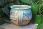 Load image into Gallery viewer, Cattails and Lake Life Carved Mug, 15 oz
