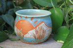 Load image into Gallery viewer, Cattails and Lake Life Carved Mug, 15 oz
