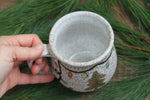 Load image into Gallery viewer, Twinkly Lights and Evergreens Mug, 18 oz
