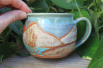 Load image into Gallery viewer, Cattails and Lake Life Carved Mug, 15 oz
