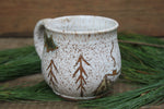 Load image into Gallery viewer, Festive Holly and Snowy Cabin Forest Mug, 17.5 oz
