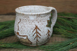 Load image into Gallery viewer, Festive Holly and Snowy Cabin Forest Mug, 17.5 oz
