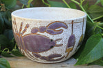 Load image into Gallery viewer, Lobster Lovers Serving Bowl, Blue and Red

