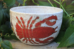 Load image into Gallery viewer, Lobster Lovers Serving Bowl, Blue and Red
