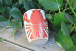 Load image into Gallery viewer, Lobster Lovers Travel Mug, Red and Blue, 12 oz
