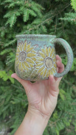 Load and play video in Gallery viewer, PRE-ORDER! Sunflower Fields Forever Mug
