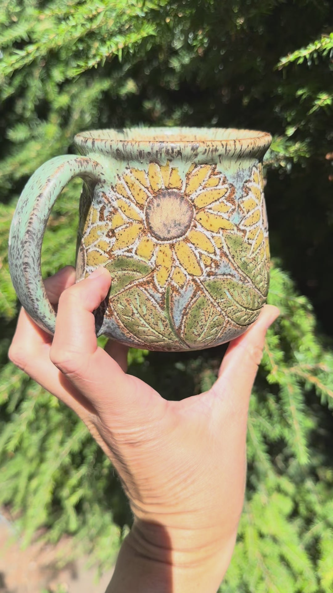 For Patrice - Sunflower Mug, 17 oz