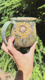 Load and play video in Gallery viewer, For Patrice - Sunflower Mug, 17 oz
